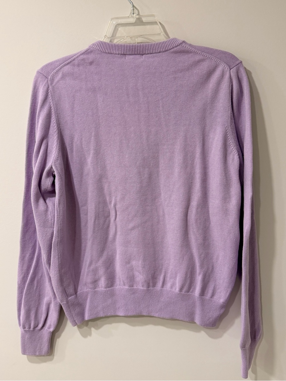 Minnie Rose Cotton Cashmere Embroidered Social Butterfly Sweater Size Medium - Picture 3 of 6
